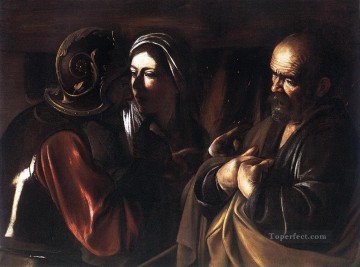 カラヴァッジョ Painting - 聖ペテロ・カラヴァッジョの否定